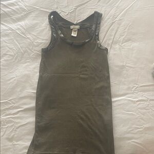 Diesel Olive Green Women's Tank Top